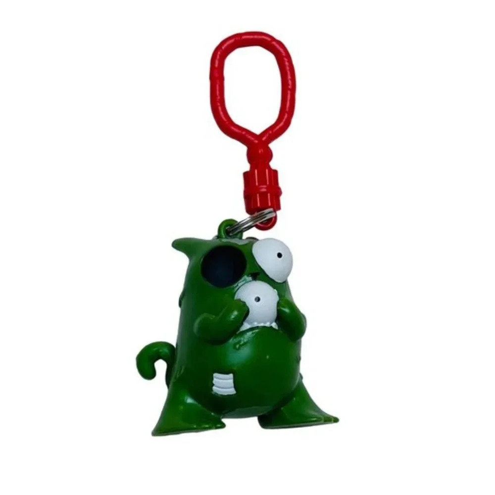 Exploding Kitten Clip Backpack Hanger Keychain Green 2017 Kids Toy Accessory 2in